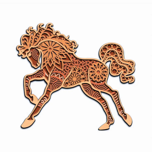 3D Horse - 5 Layers
