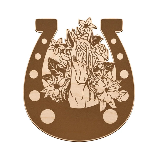 Horse Horseshoe Name Sign