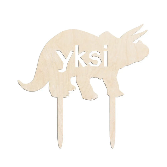 Kakkukoriste dino omalla tekstillä My Store