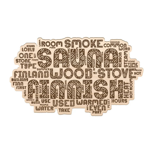 Sauna Finnish kyltti My Store