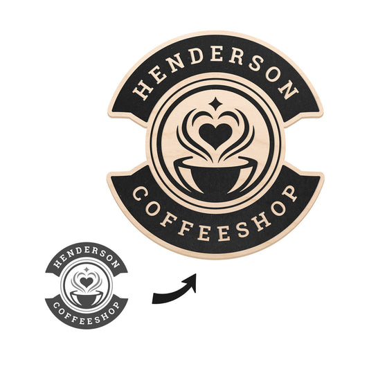 Custom Business Logo Sign - Personalized Wooden Sign