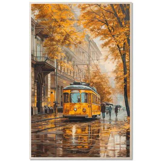 Helsinki Tram — Rainy Vintage