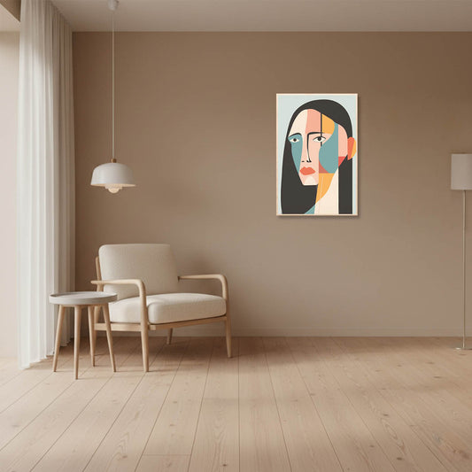 Cubist Portrait — Picasso Style Influence