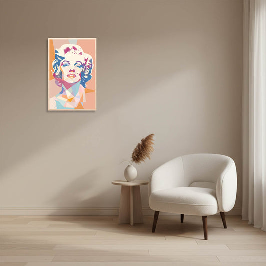 Pop Abstract Portrait — Modern Art Tribute