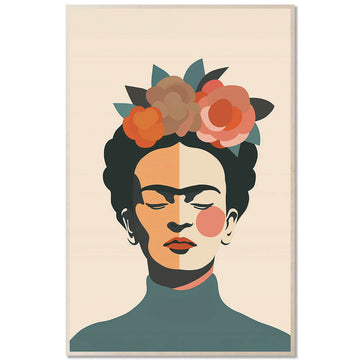 Abstract Portrait — Frida Inspired