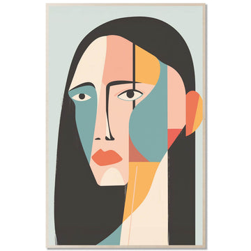 Cubist Portrait — Picasso Style Influence