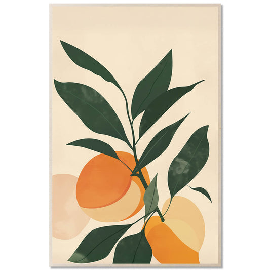 Peach study - Minimal geometric fruit