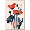 Poppies — Flat Contemporary Botanical