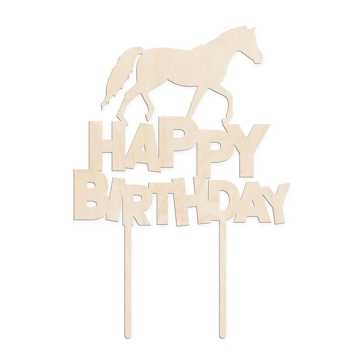 Hevonen syntymäpäivä kakkukoriste My Store
