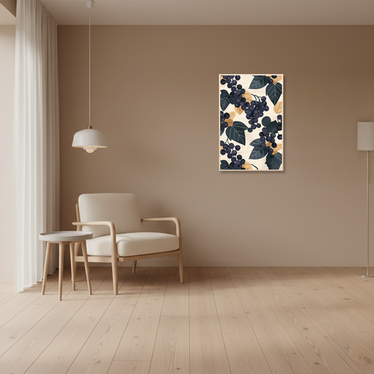 Grapes & Vines — Minimal Vineyard Study