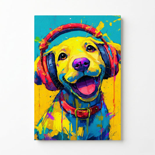 Labrador - Music lover pop art wall decor