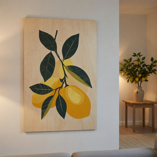 Lemon branch - Sunny citrus minimal