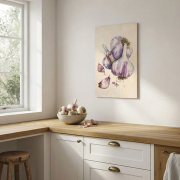 Garlic illustration - Garlic art