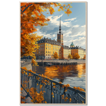 Stockholm Bridge — Riverside View