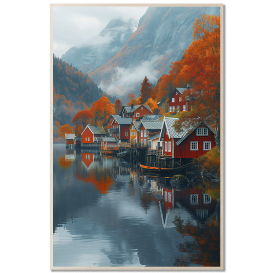 Norwegian Fjord — Autumn Serenity