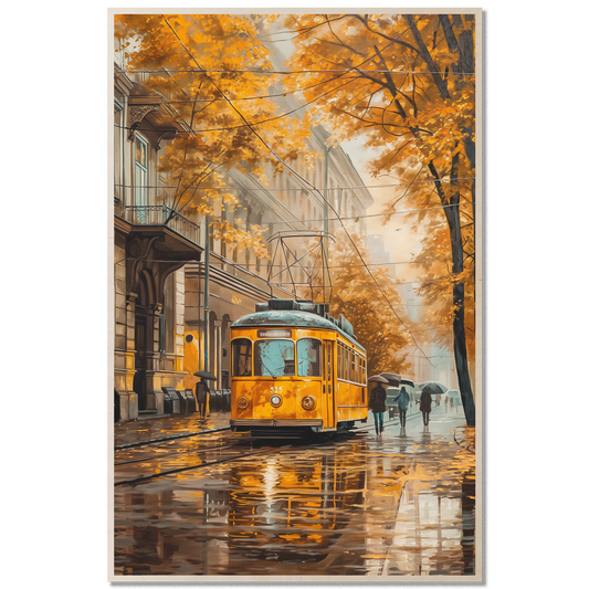 Helsinki Tram — Rainy Vintage