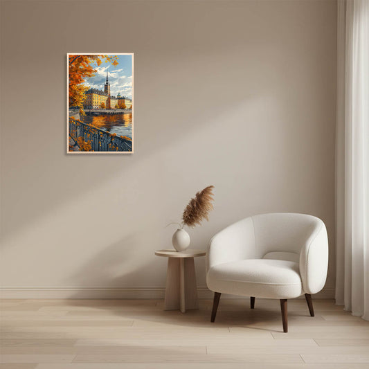 Stockholm Bridge — Riverside View