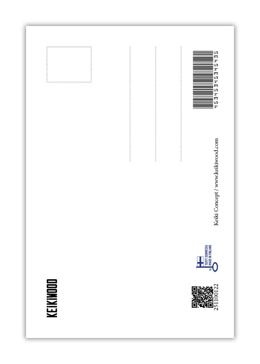 Helsinki tram postcard