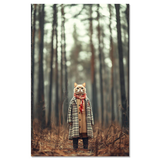 Comic Cat Finnish Forest — Ragdoll