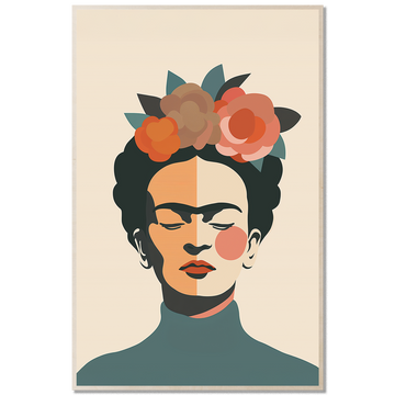 Abstract Portrait — Frida Inspired
