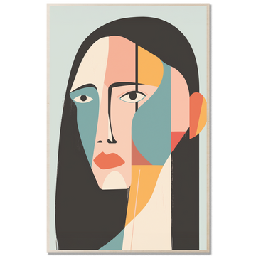 Cubist Portrait — Picasso Style Influence