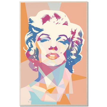 Pop Abstract Portrait — Modern Art Tribute