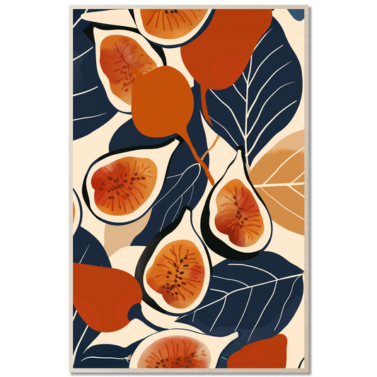 Figs & Leaves — Bohemian Fruit Art