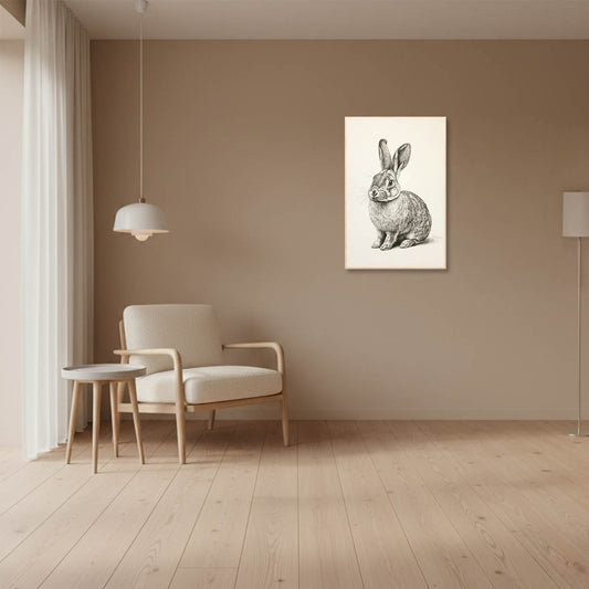 Vintage rabbit illustration