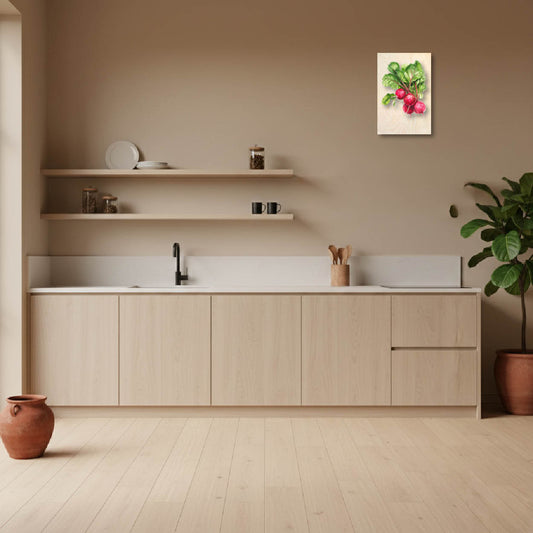 Radishes — Red radishes with leaves