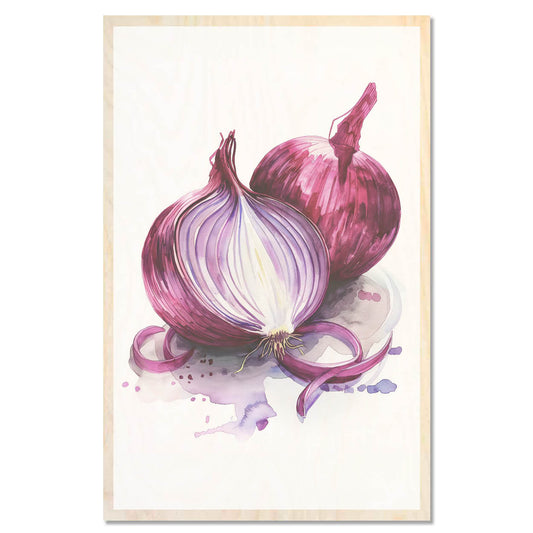 Red Onions — Whole and cut onions