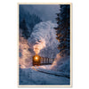 Snowy train - long journey