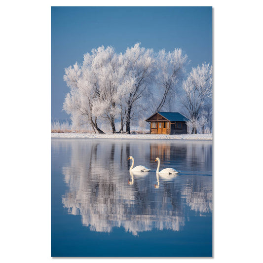 White swans